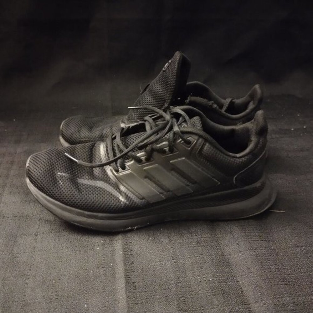 Adidas Mens Cloud foam Black Low Top Running Shoes Sneakers Sz. 8
